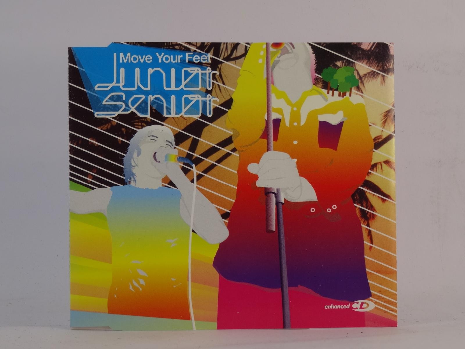 JUNIOR SENIOR MOVE YOUR FEET (G85) 4 Track CD Single including Picture Sleeve ME