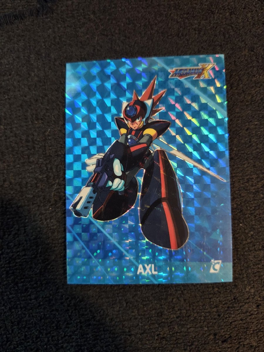 2025 Cardsmiths Mega Man X Series 1 Axl Teal Megafractor Serial 11/15 #25
