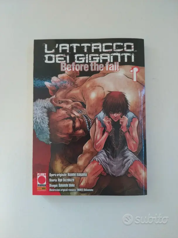 Manga L'Attacco dei Giganti Before the Fall 1