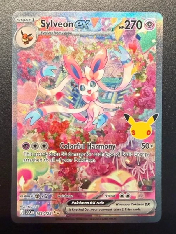 Sylveon ex (30C 153) 30th Celebration - Singles