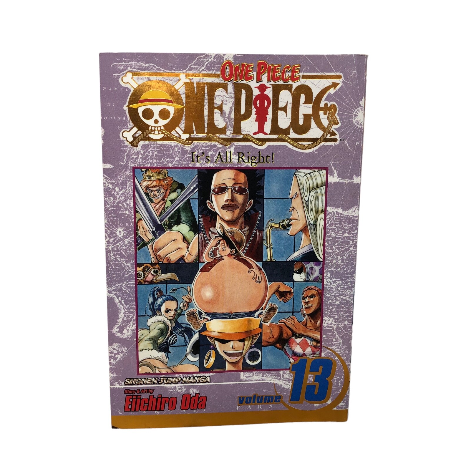One Piece Vol 13 copertina lamina oro prima stampa manga inglese va tutto bene