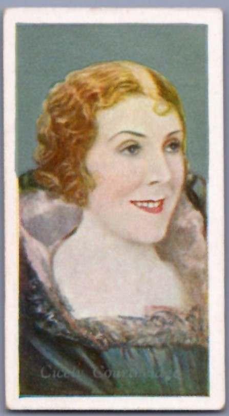 1934 Godfrey Phillips Film Favourites - Cicely Courtnedge #35