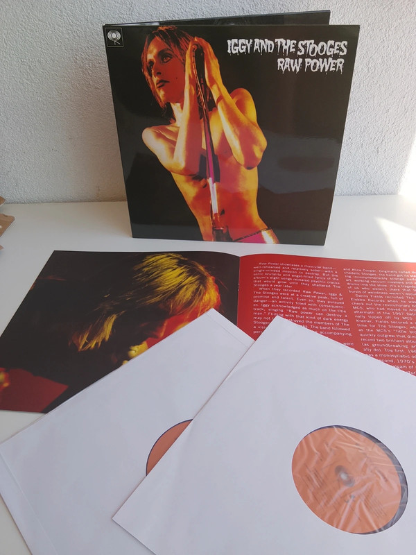 Lp perfetto doppio Iggy Pop and The Stooges Raw Power booklet 33 giri