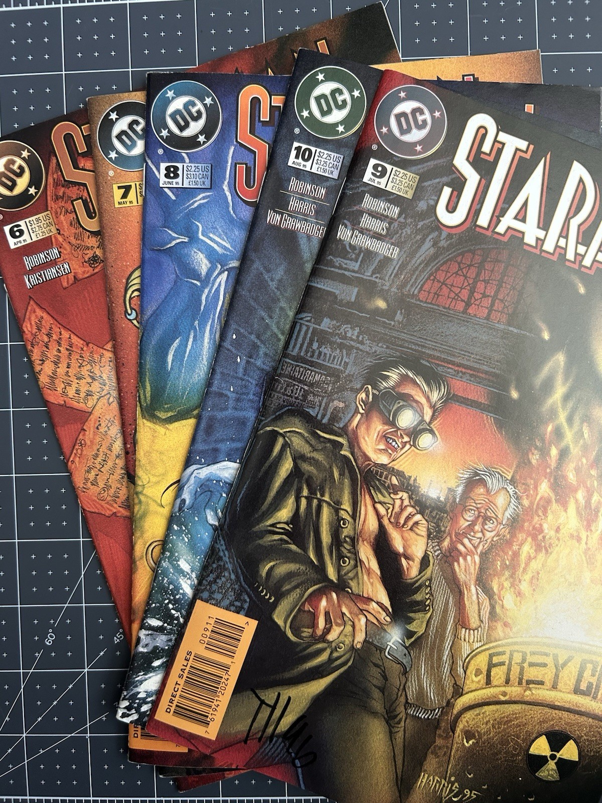 Starman (1995) #6 7 8 9 10 Signed by Tony Harris DC Comics 🔥