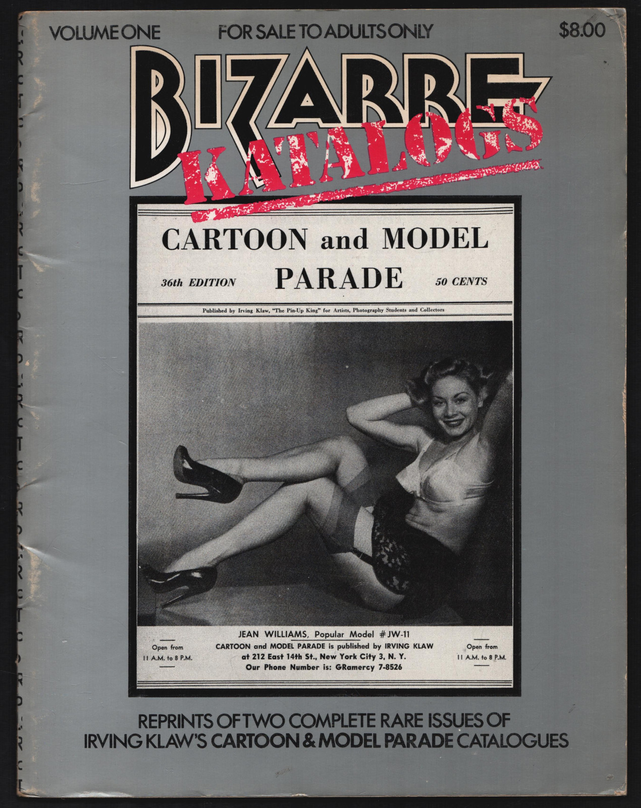 BIZARRE KATALOGS VOLUME 1 TRES BEL ETAT