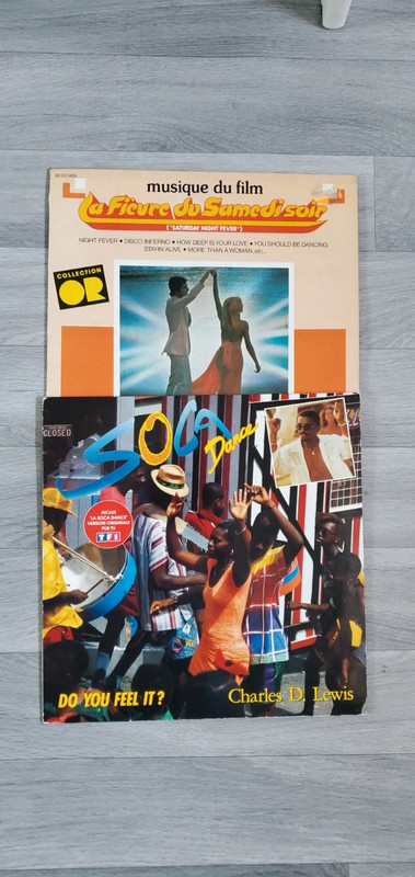 Lot de 2 vinyles 33tours