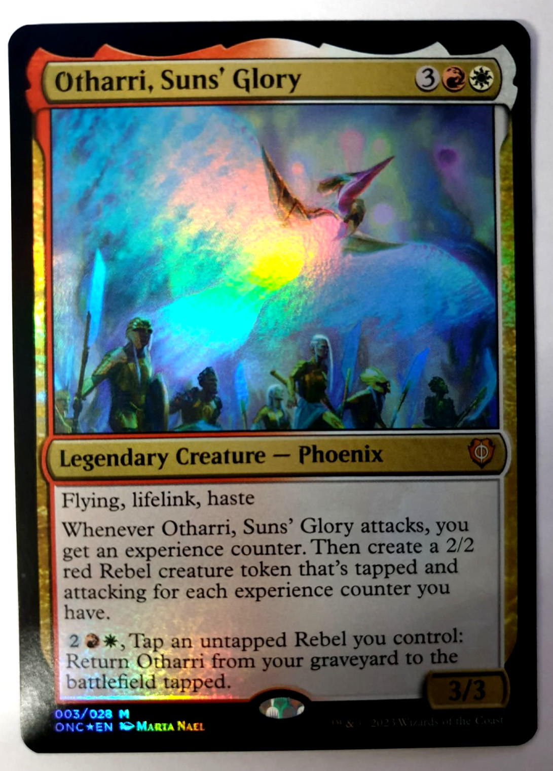 Otharri, Suns' Glory - FOIL Mythic - MTG Phyrexia All Will Be One ONC - 003 NM