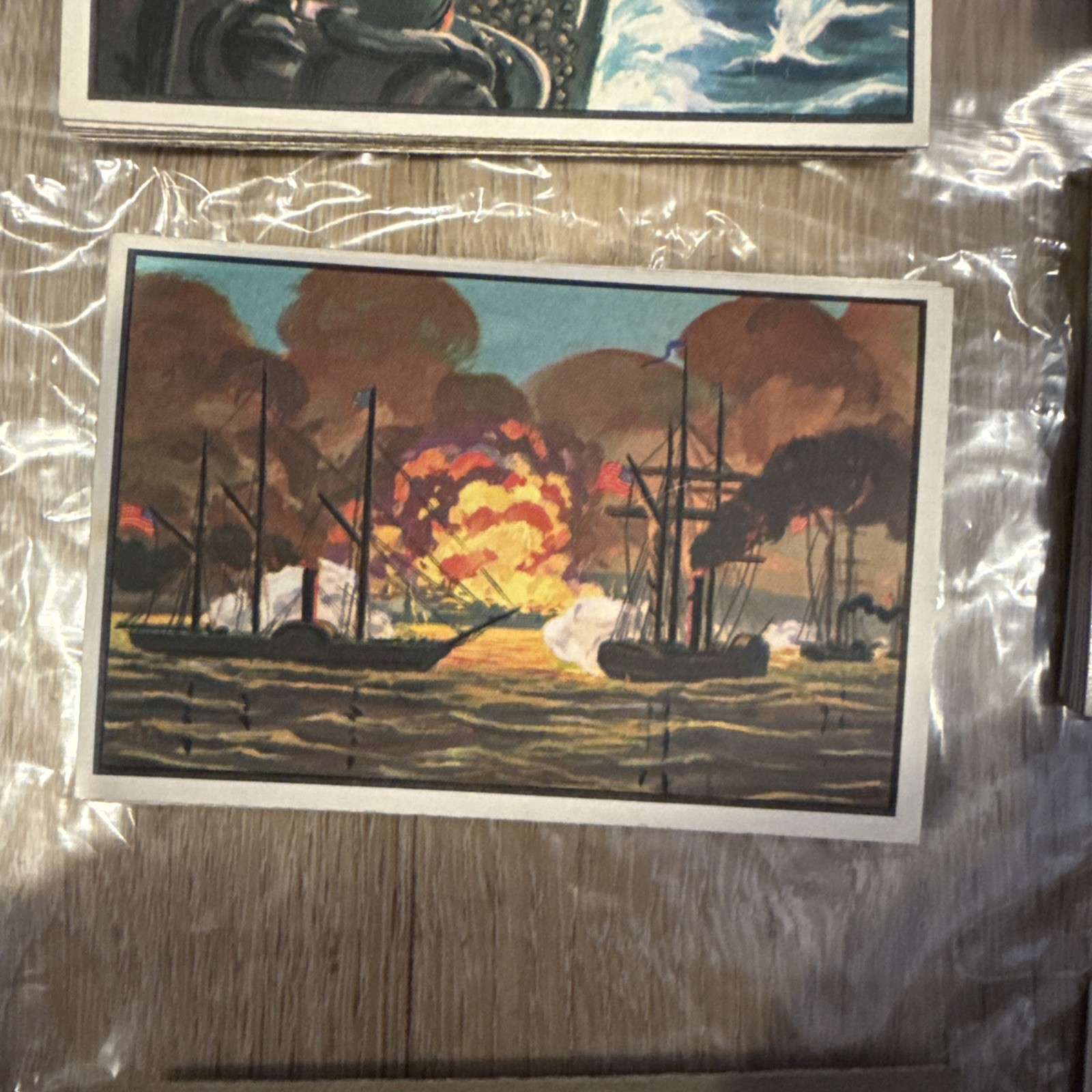 1956 Bowman US Navy Victory (42 ) carte, alcune sono doppie e in ottime condizioni