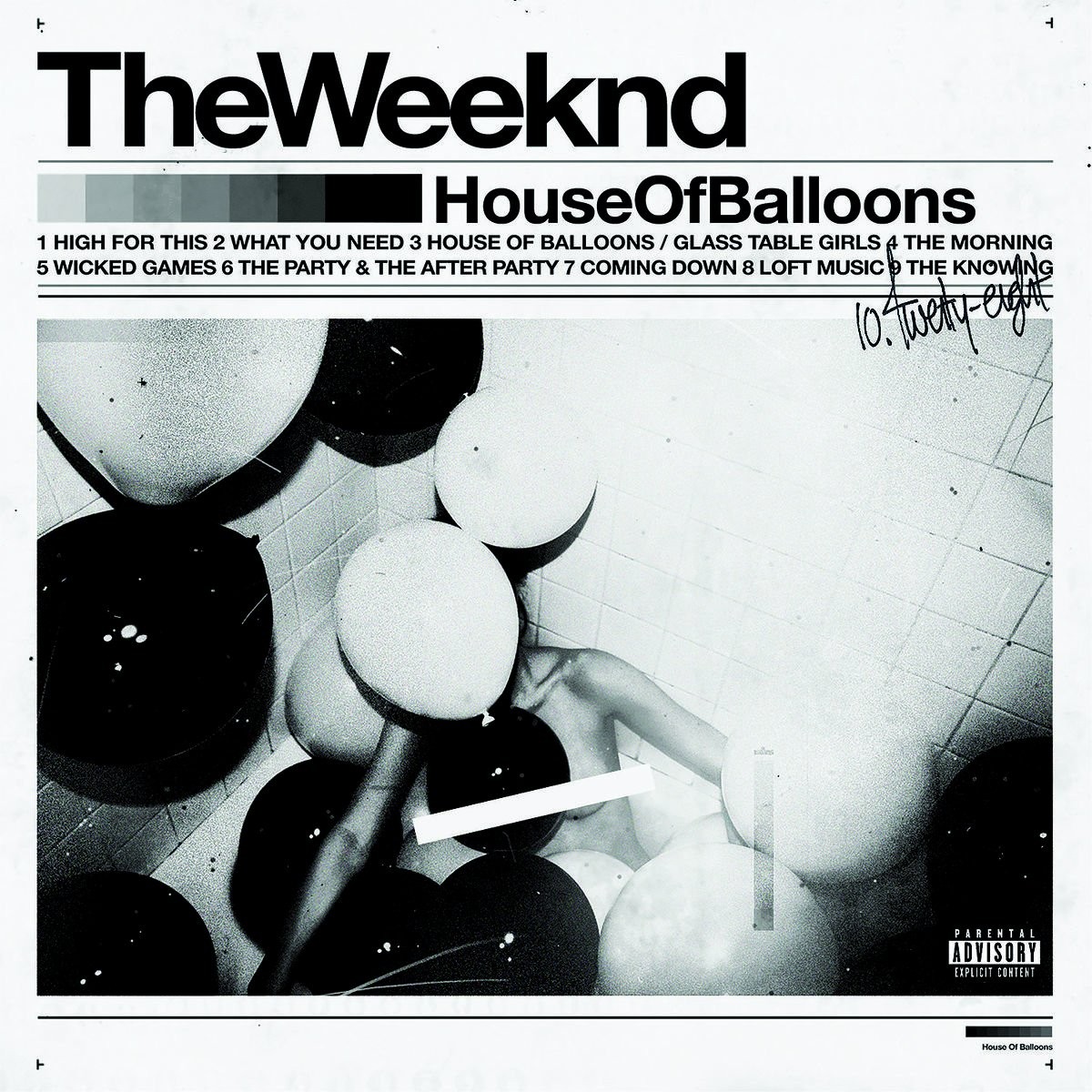 House of Balloons [Vinyl] Funk R&B, Soul blanc noir 2293001