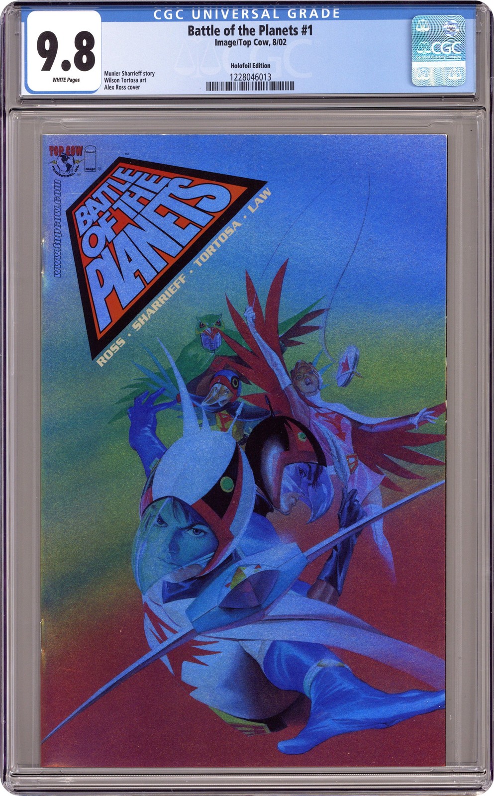 Battaglia dei Pianeti #1 Ross Holofoil Variante CGC 9.8 2002 1228046013