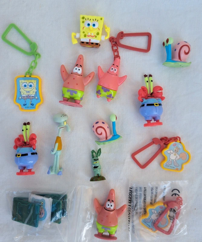 Lotto di Sorpresine Kinder Ferrero Spongebob