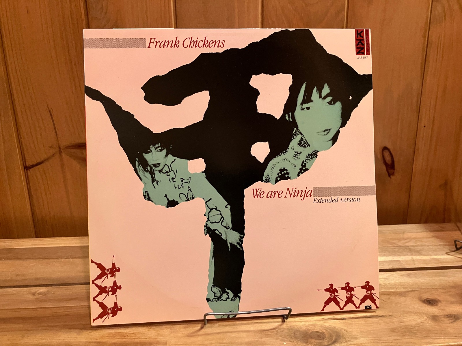 FRANK CHICKENS - WE ARE NINJA FUJIYAMA MAMA SHELFISH vinyl record lp KAZ