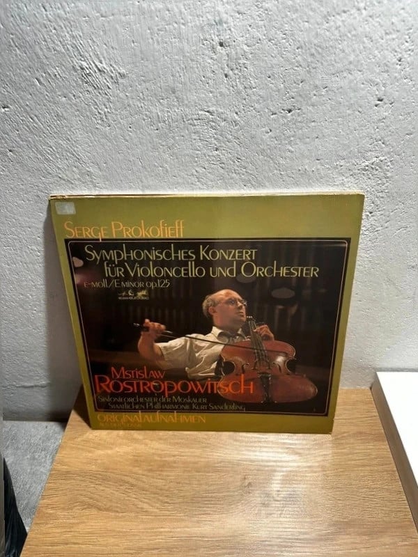 Prokofiev Cellokonzert op.125 Vinyl LP – Rostropowitsch Klassik