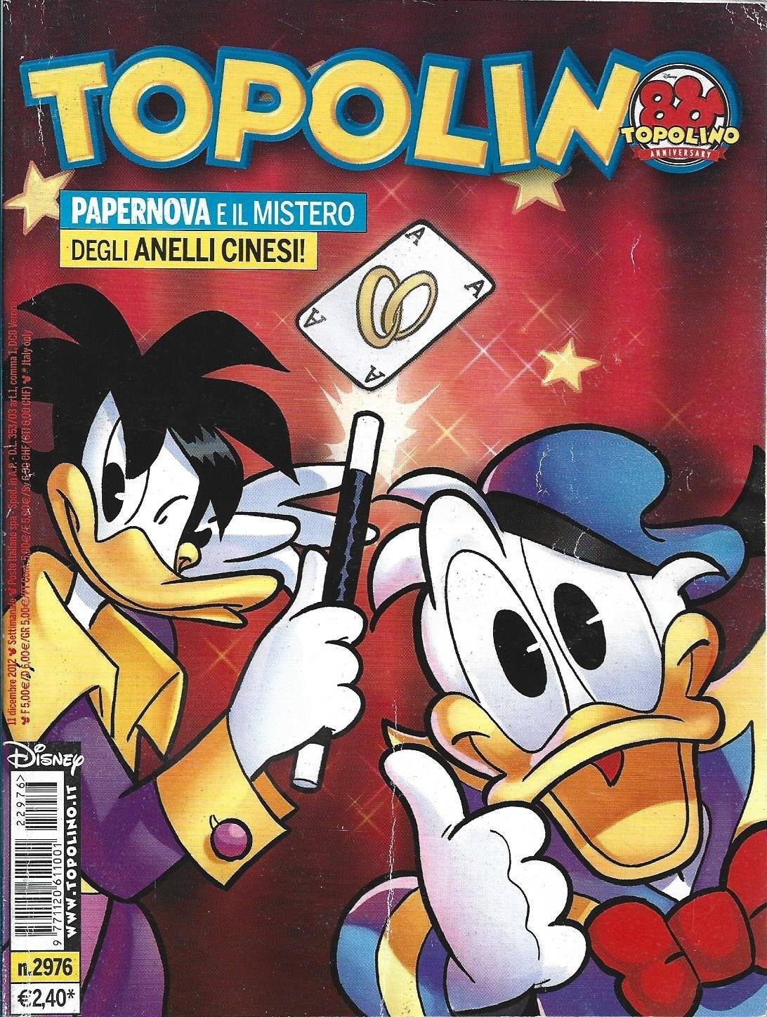 Topolino 2976 - 11 Dicembre 2012 - Walt Disney Papernova