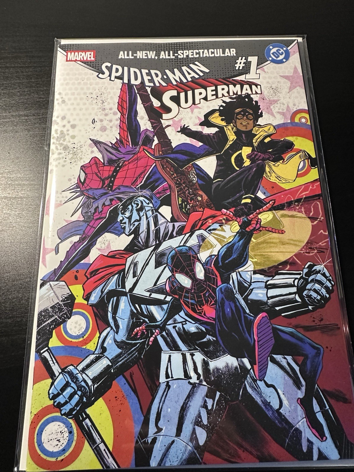 Spider-Man Superman #1 Marvel DC Comics Sanford Greene Felix variante fumetto