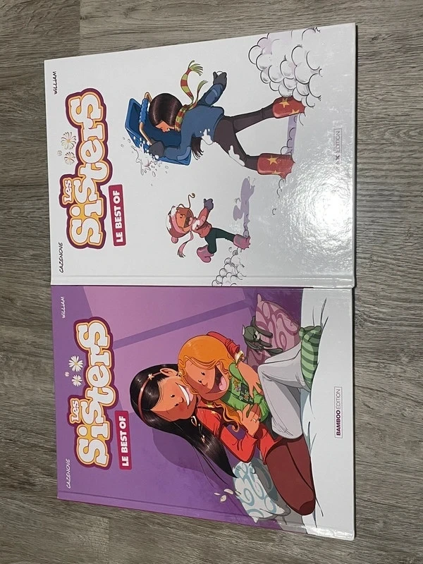 Deux bandes dessinées les sisters le best of