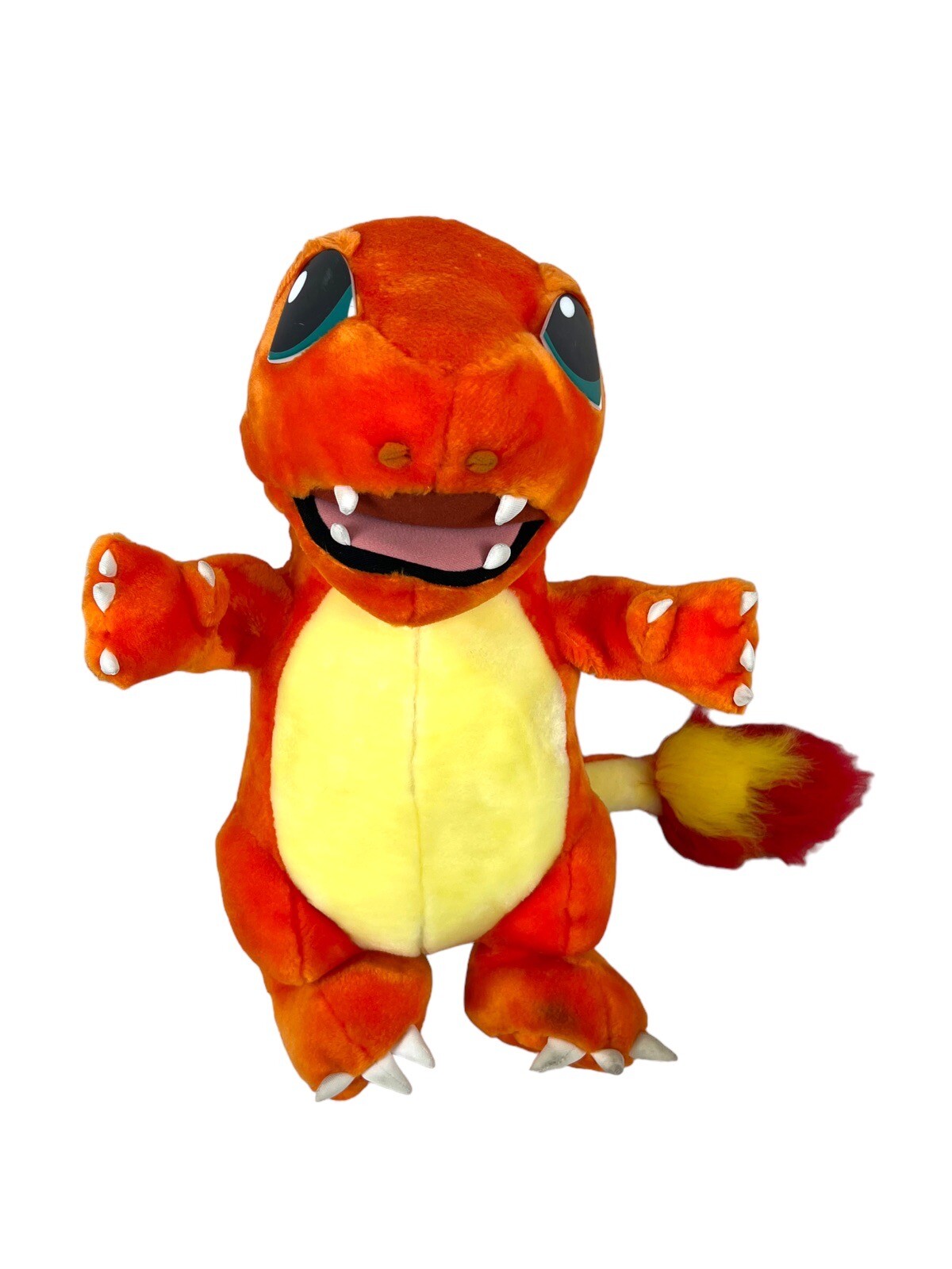Pokemon Charmander Peluche Nintendo Play By Play 1999 Imbottito 19” Imbottito Vintage