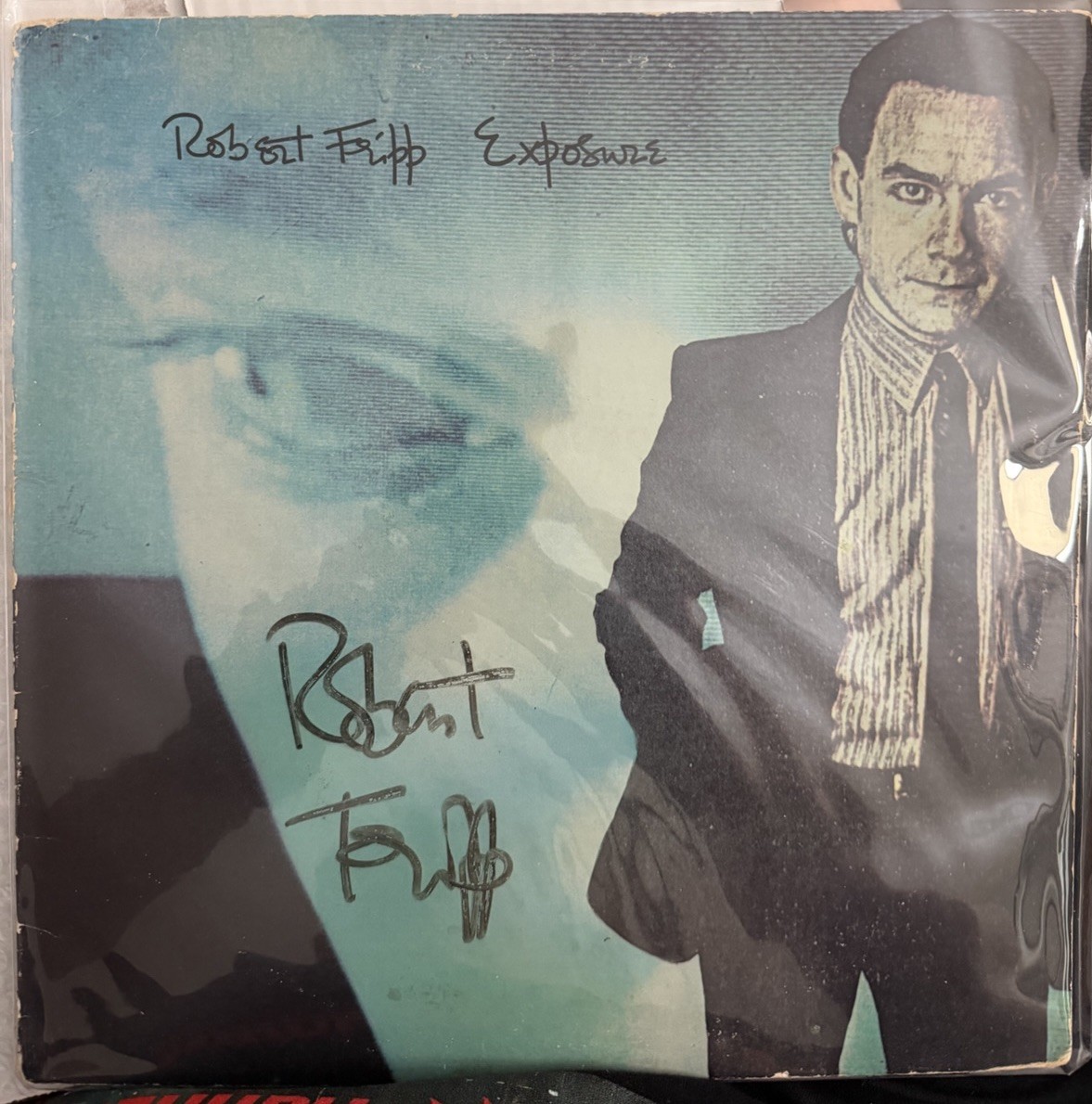 AUTOGRAPHED Robert Fripp - Exposure 1979 Signed