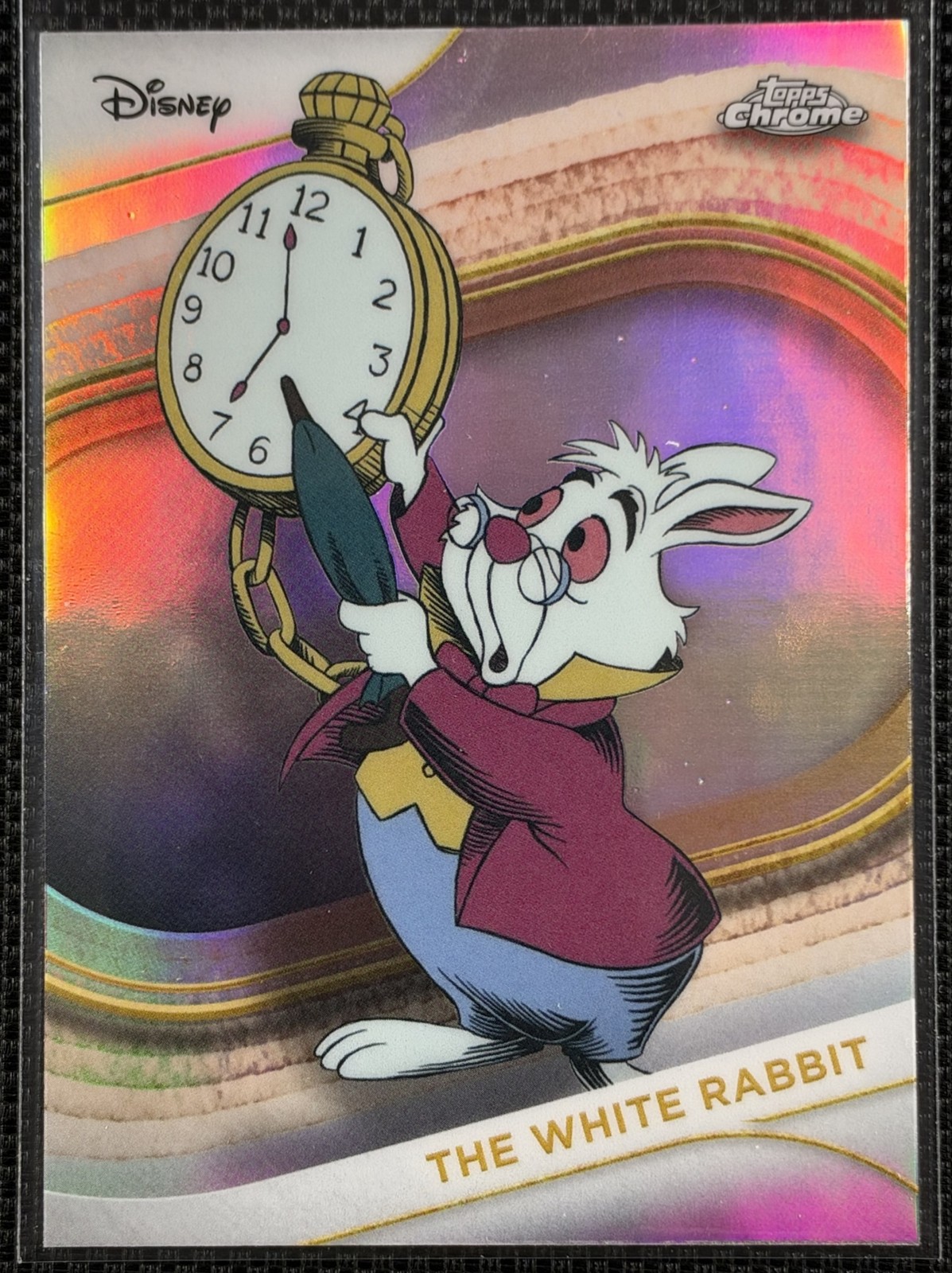 2025 Topps Chrome Disney Il Coniglio Bianco #180 Rifrattore