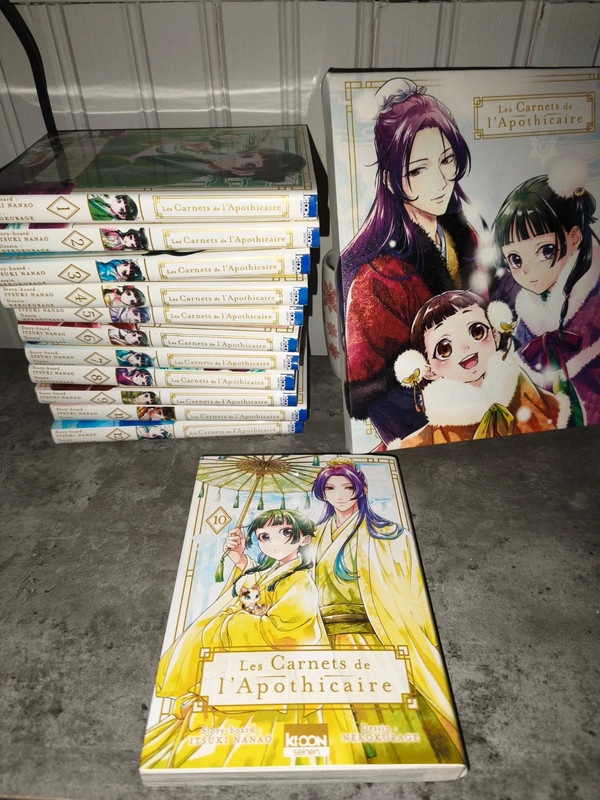 Les carnets de l'apothicaire tome 1 a 12