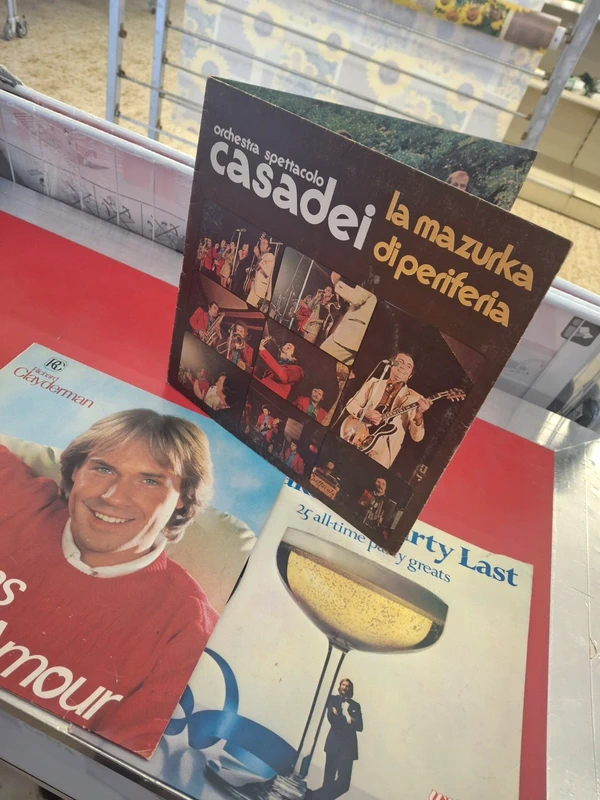 3 vinili James Last, Casadei e Clayderman