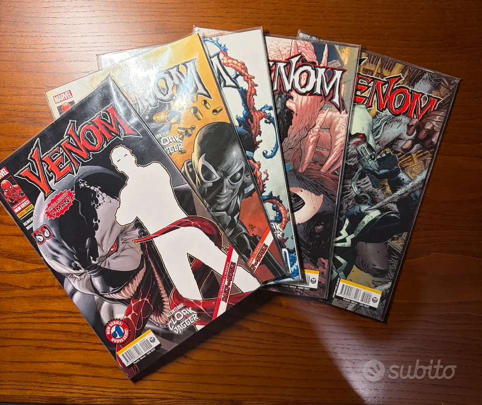 Venom 1-5 Marvel Panini Comics 2012 – Lotto 5 albi