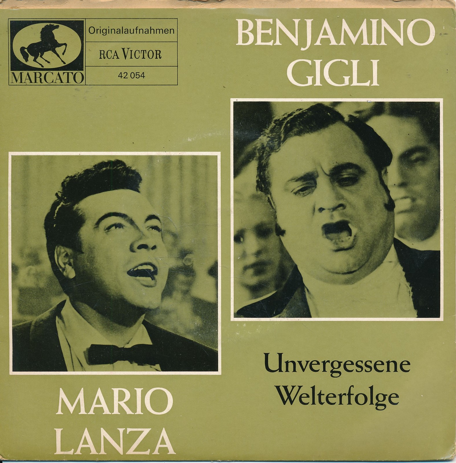Unvergessene Welterfolge - Benjamino Gigli, Mario Lanza - Single 7" Vinyl 226/03
