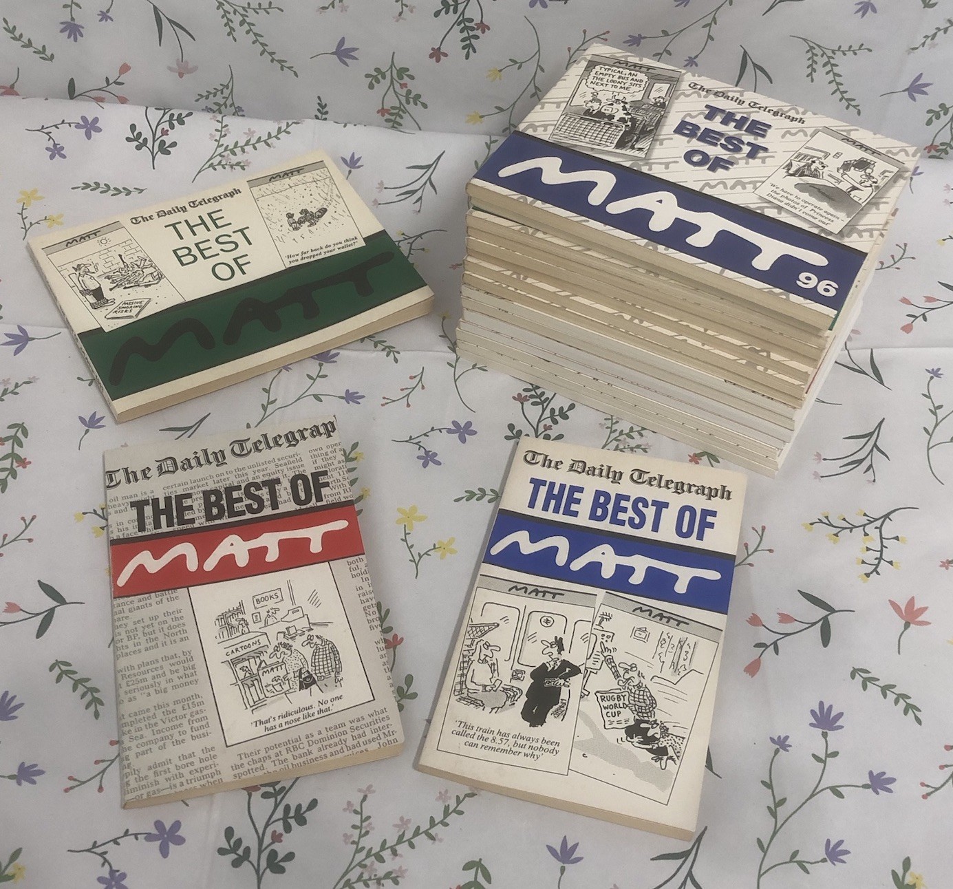 The Best of Matt Daily Telegraph 13 Books Paperback Volumes 1991 - 2012