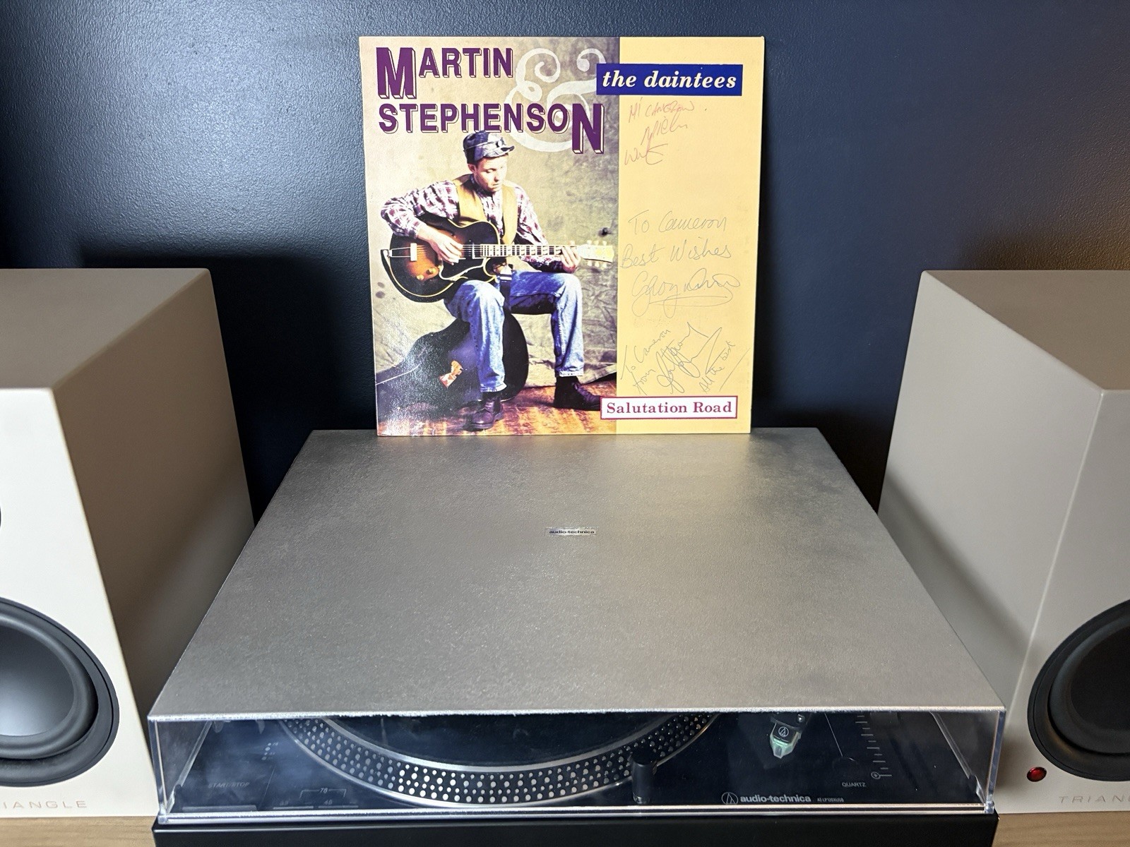 Martin Stephenson & The Daintees Salutation Road UK 1990 Signed Vinyl LP VG+/VG+