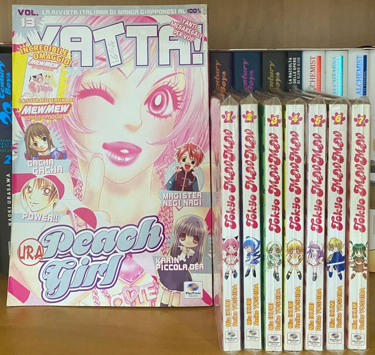 Manga Tokyo Mew Mew Serie completa 1 a 7 + Yatta 13 con sovracopertina variant