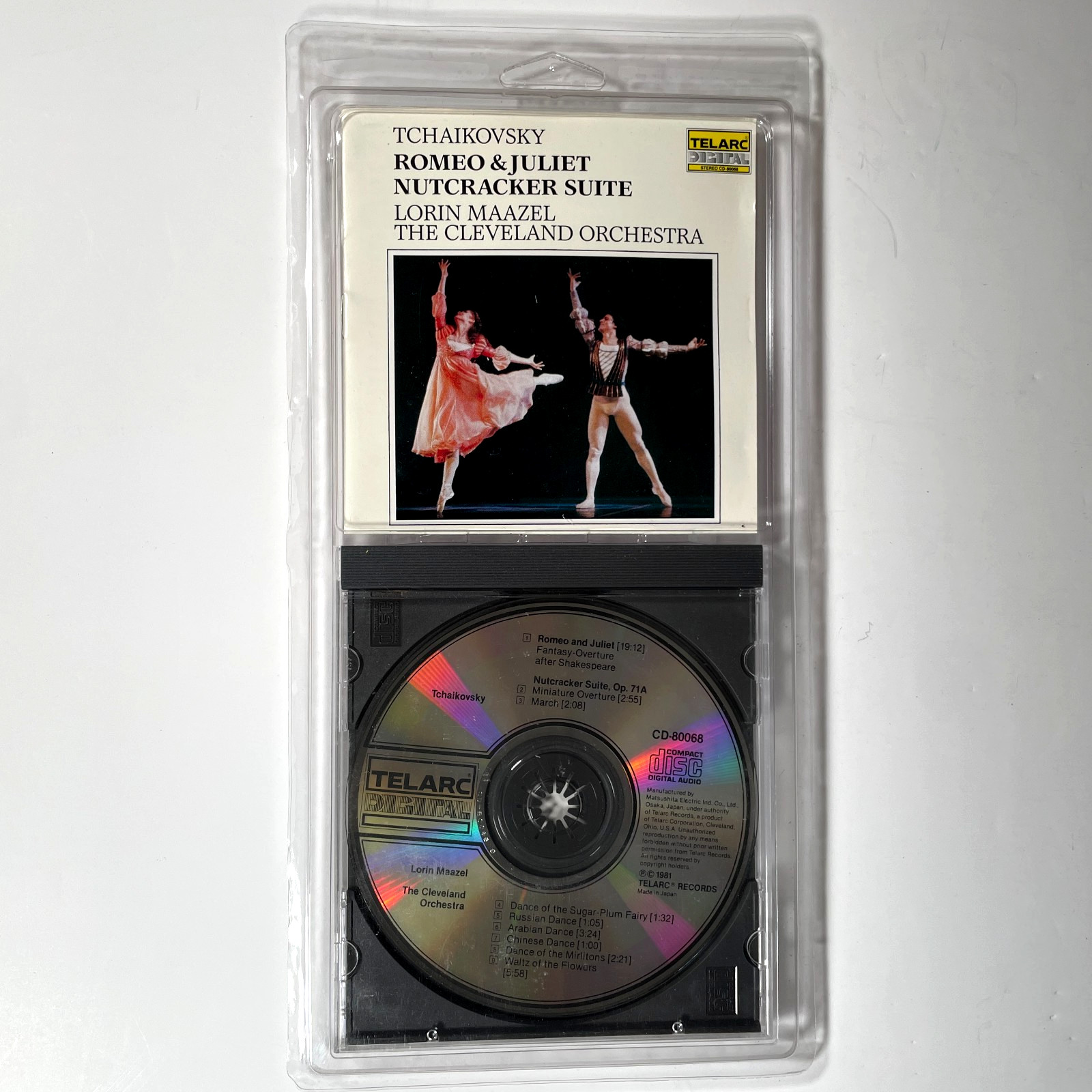 TCHAIKOVSKY Romeo & Juliet/Nutcracker Suite CD Longbox Blister Pack NEW & SEALED
