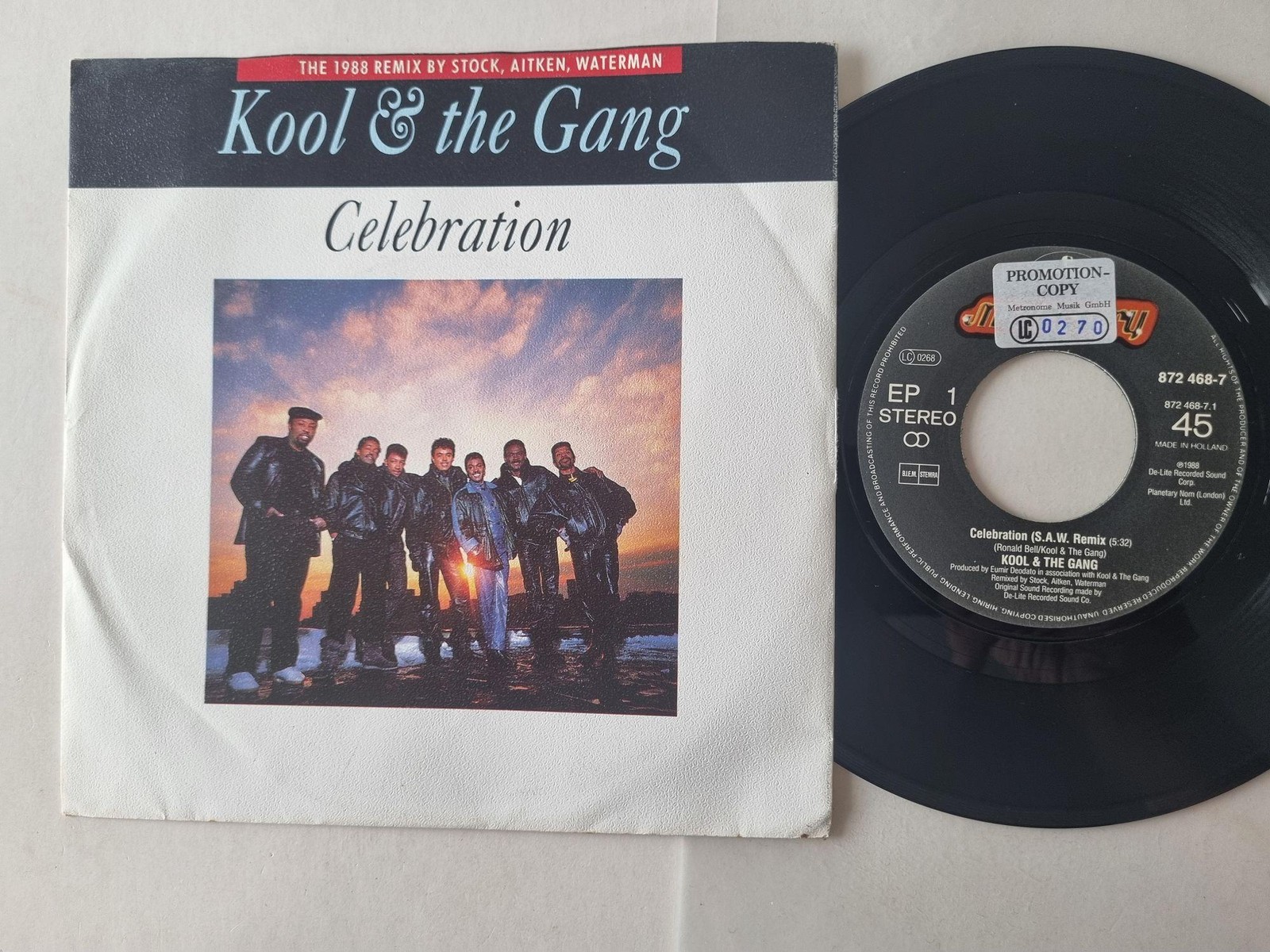 Kool & The Gang - Celebration 7'' Vinyl Holland 1988 REMIX