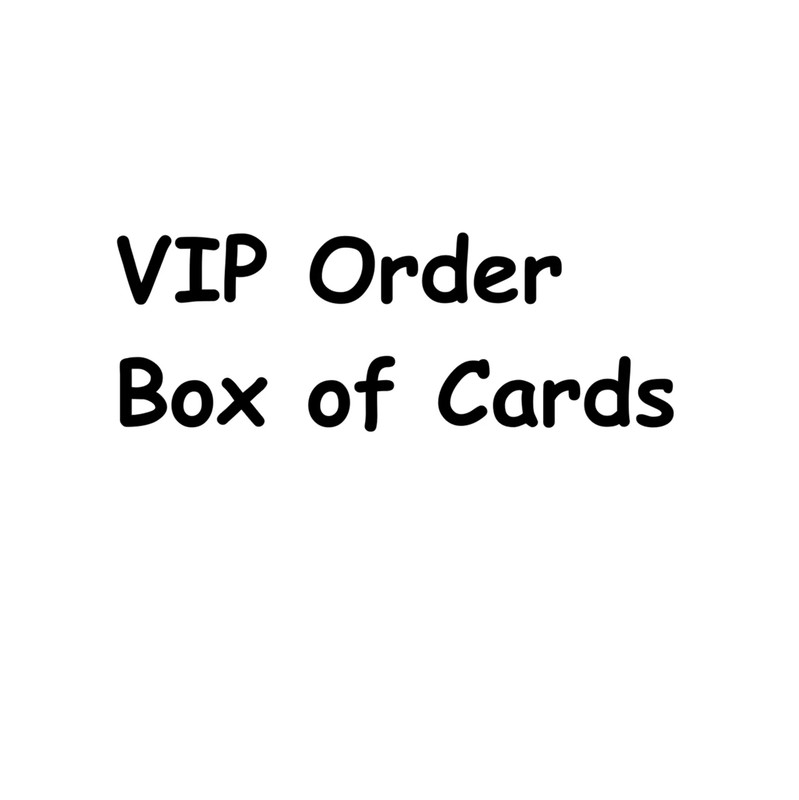 VIP Order with a Box of Waifu Cards