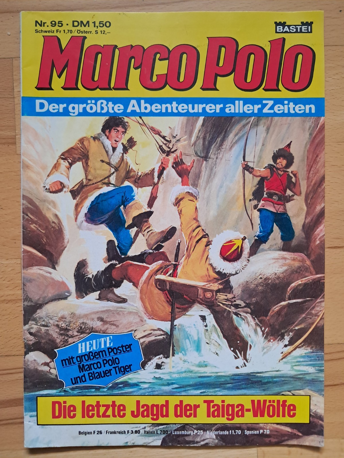 Marco Polo n.95 con poster - Z1-2 ORIGINALE BASTIONE AVVENTURA FUMETTO
