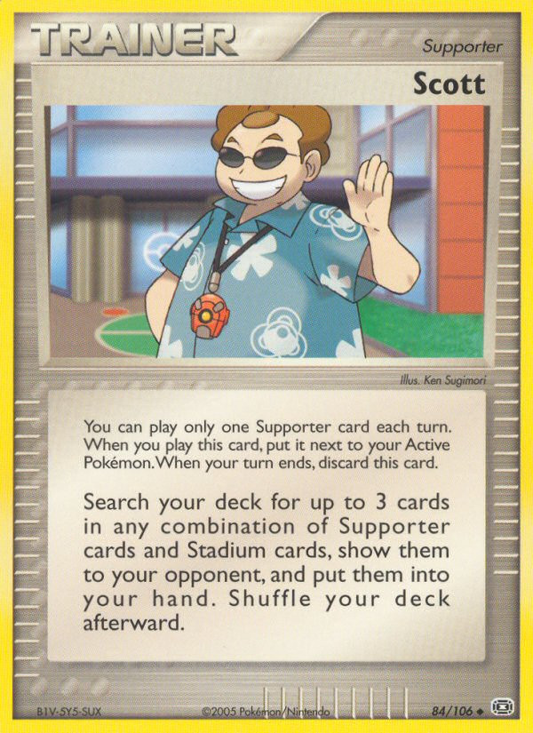 SCOTT 84/106 UNCOMMON EMERALD POKEMON MP