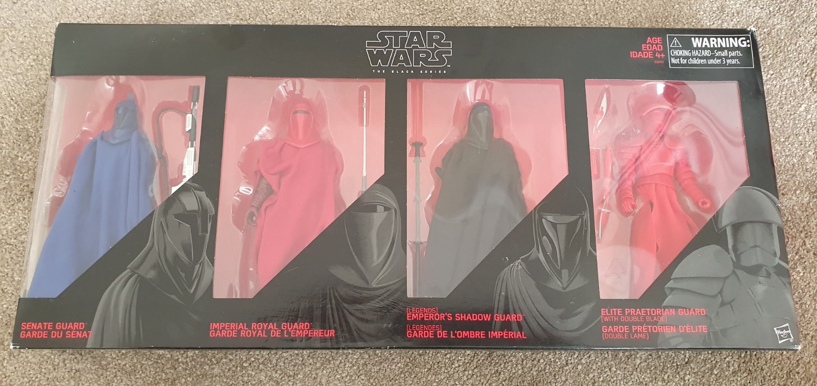 Star Wars The Black Series Guard Set Senato Ombra Imperiale Elite Figure Raro 