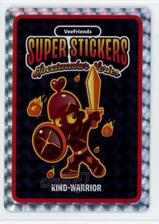 2026 VeeFriends Super Adesivi Serie Spettacolare Lava Kind-Warrior 0fu2
