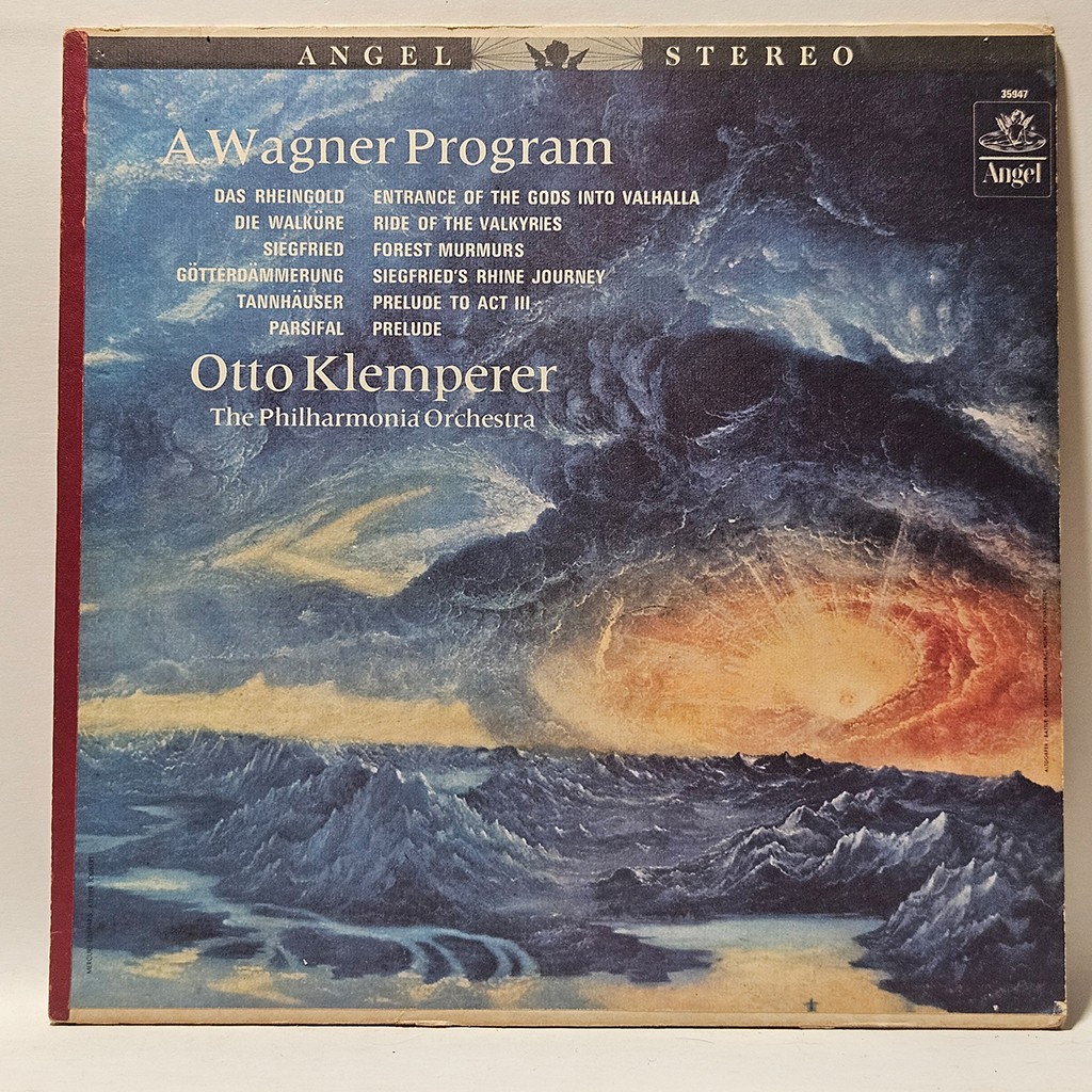 Otto Klemperer - A Wagner Program - 1963 Classical - EX - Ultrasonic Clean