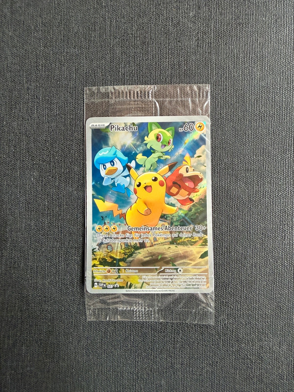 Promo Karte Pikachu