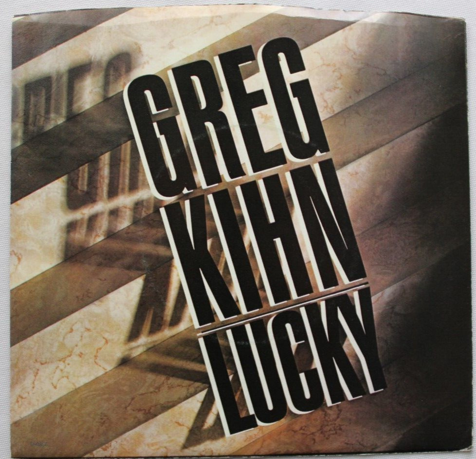 GREG KIHN LUCKY / SAD SITUATION 45 7" VINYL VINYL & PICTURE SLEEVE EX