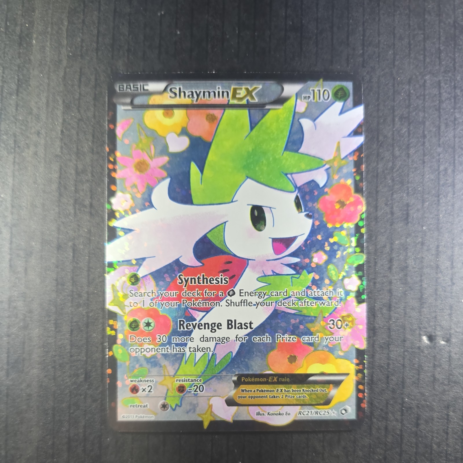 Shaymin EX RC21/RC25 Holo Legendary Treasures: Radiant Collection Pokemon NM
