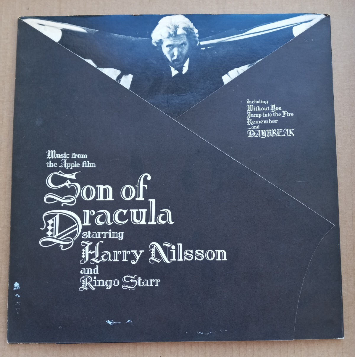 HARRY NILSSON Ringo Starr Son Of Dracula LP Rapple ABL 0220  wIron On
