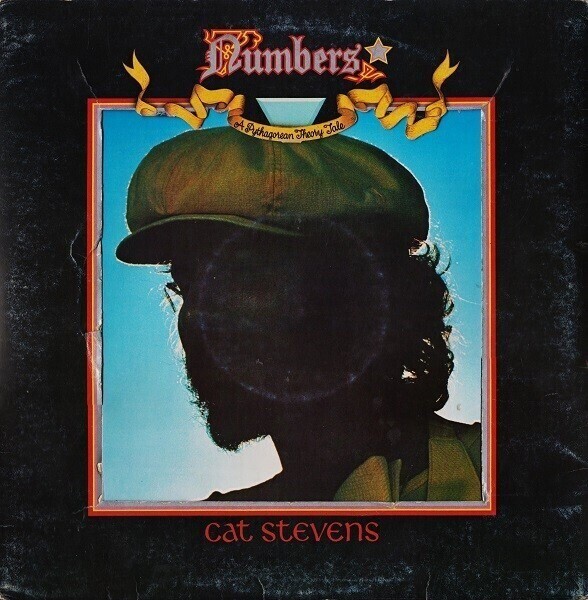 Cat Stevens Numbers Custodia DIE CUT Island Records Vinile LP 1975