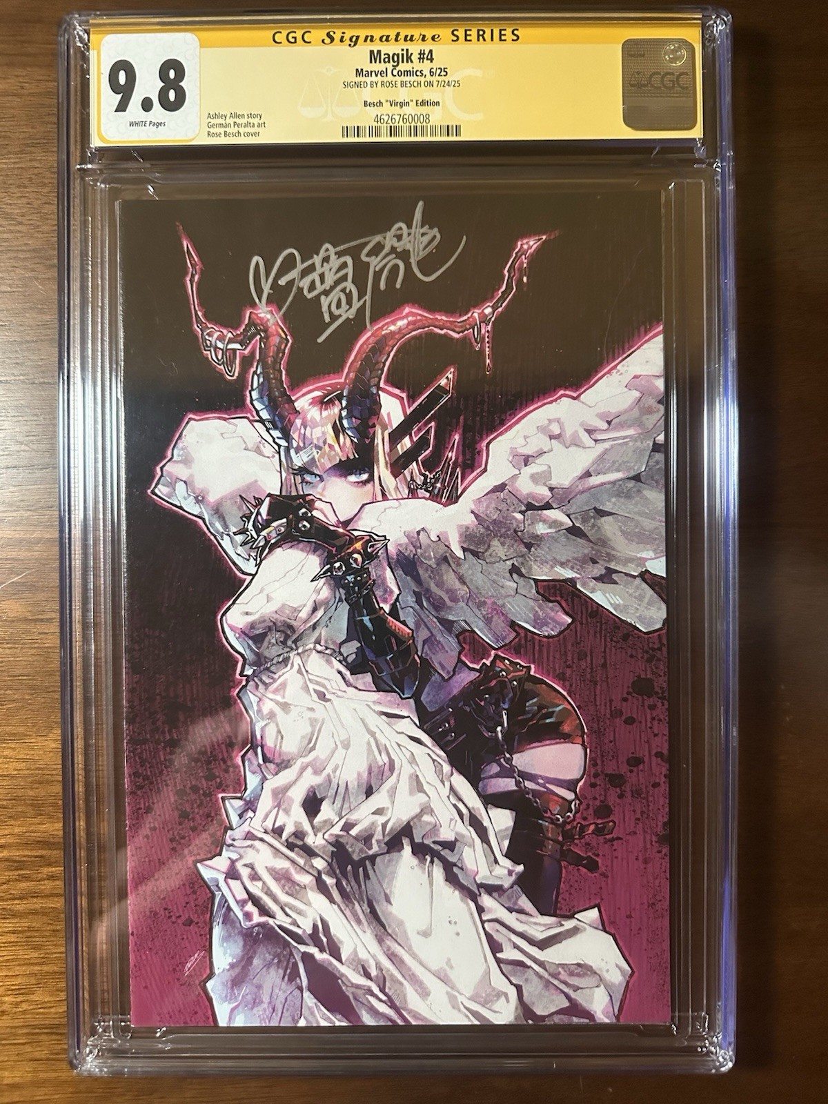 FIRMATO Magia, vol. 2 #4. Incentivo Vergine 1:100 Rose Bek. CGC SS grado 9.8.