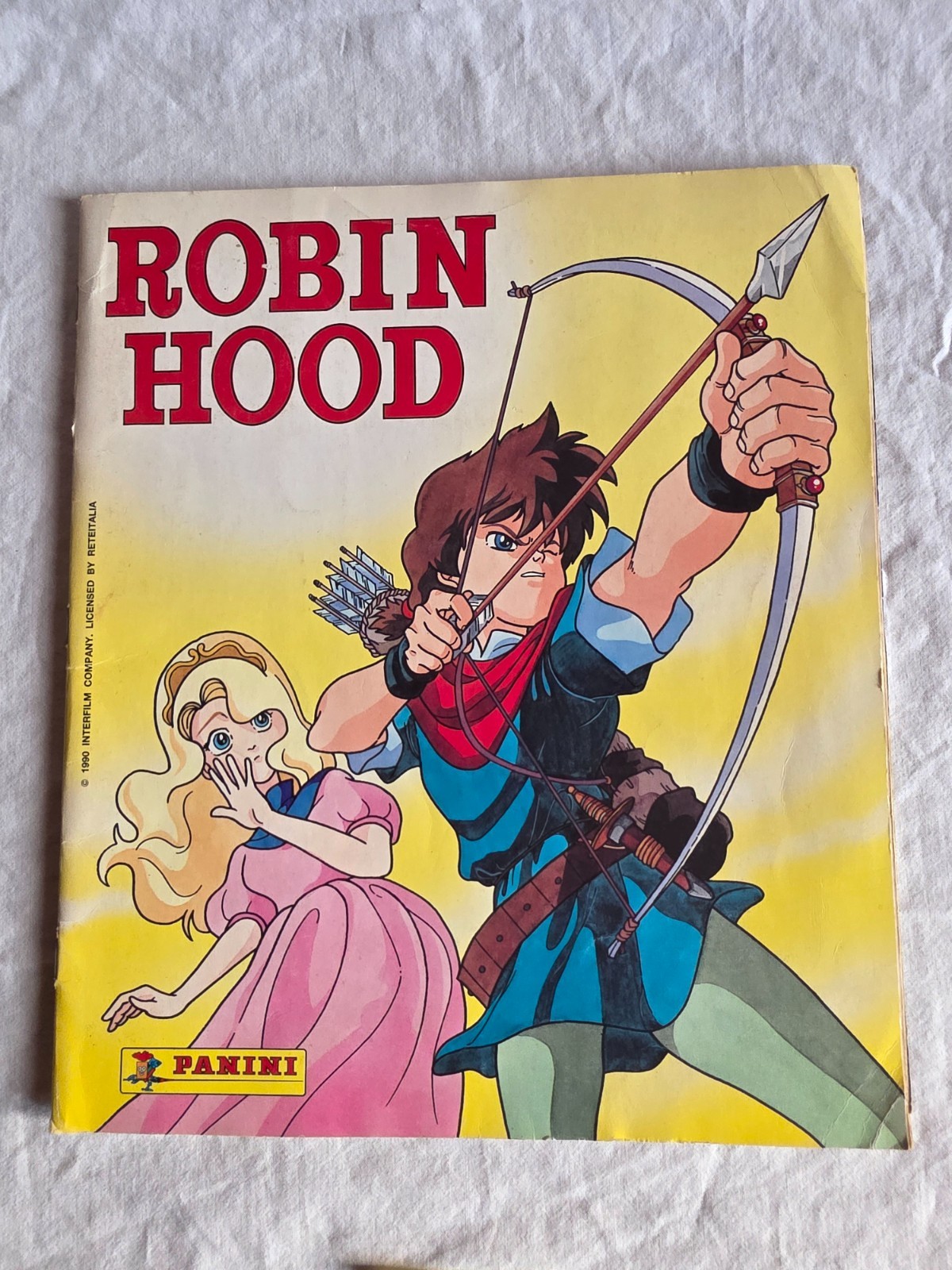 RARO Album Figurine ROBIN HOOD PANINI 1992 COMPLETO Ottime Condizioni Vintage