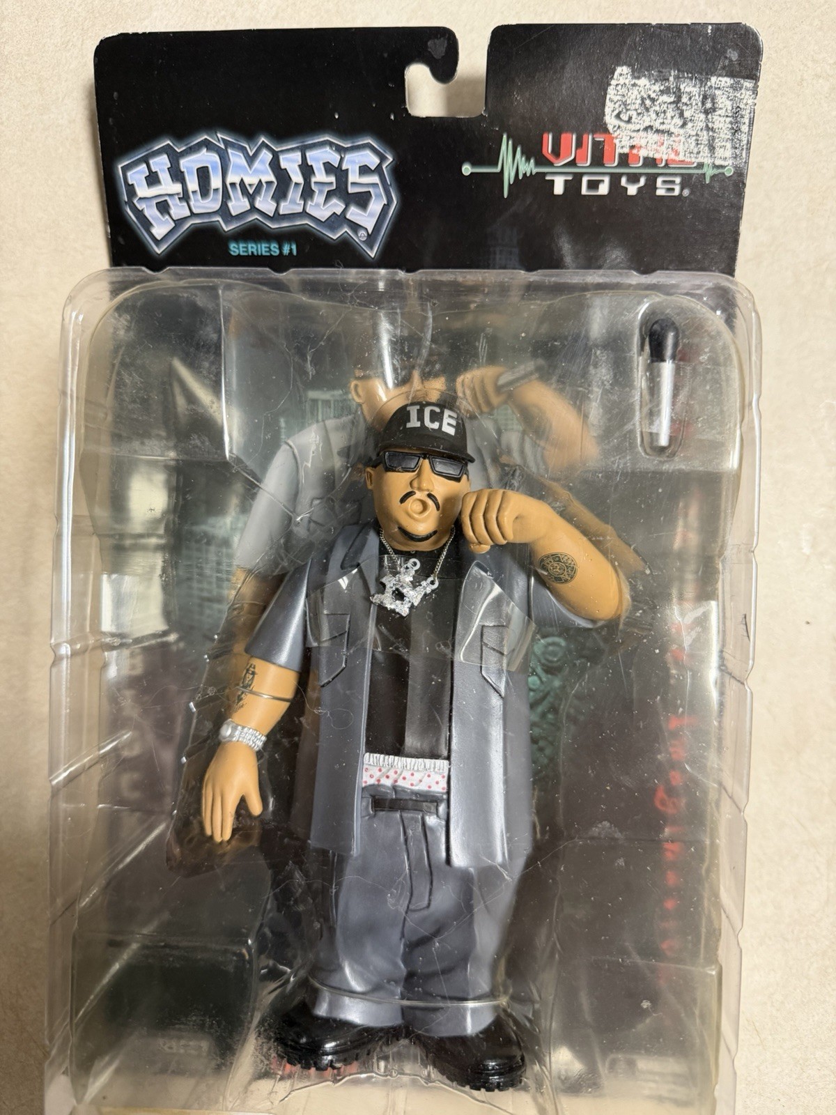 HOMIES SERIES 1 VITAL TOYS - ICE BLOCK ACTION FIGURE 7" *NEW*