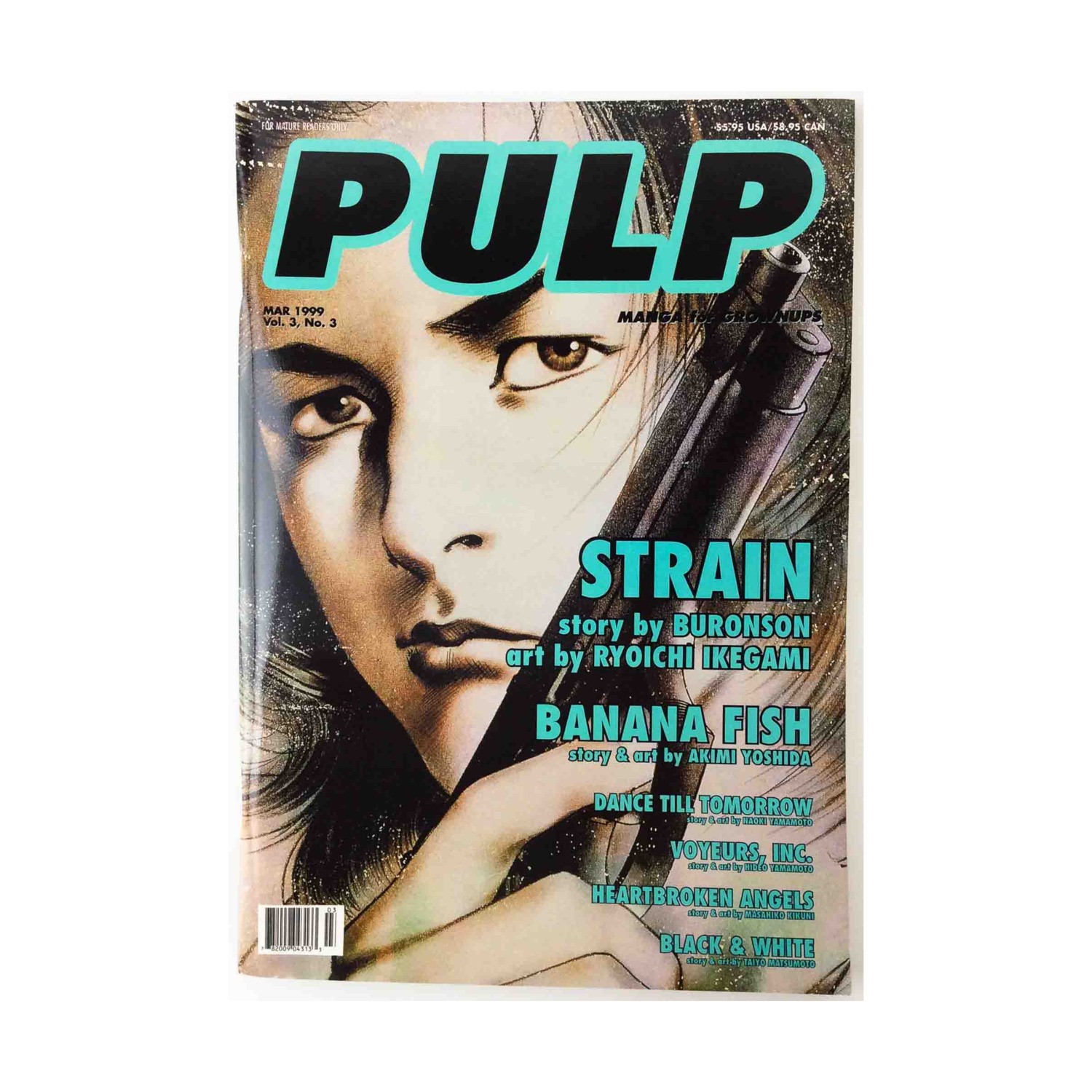 Rivista Viz Media - Fantasy/Sc Vol. 3, #3 "Strain, Banana Fish, Dance Mag VG+