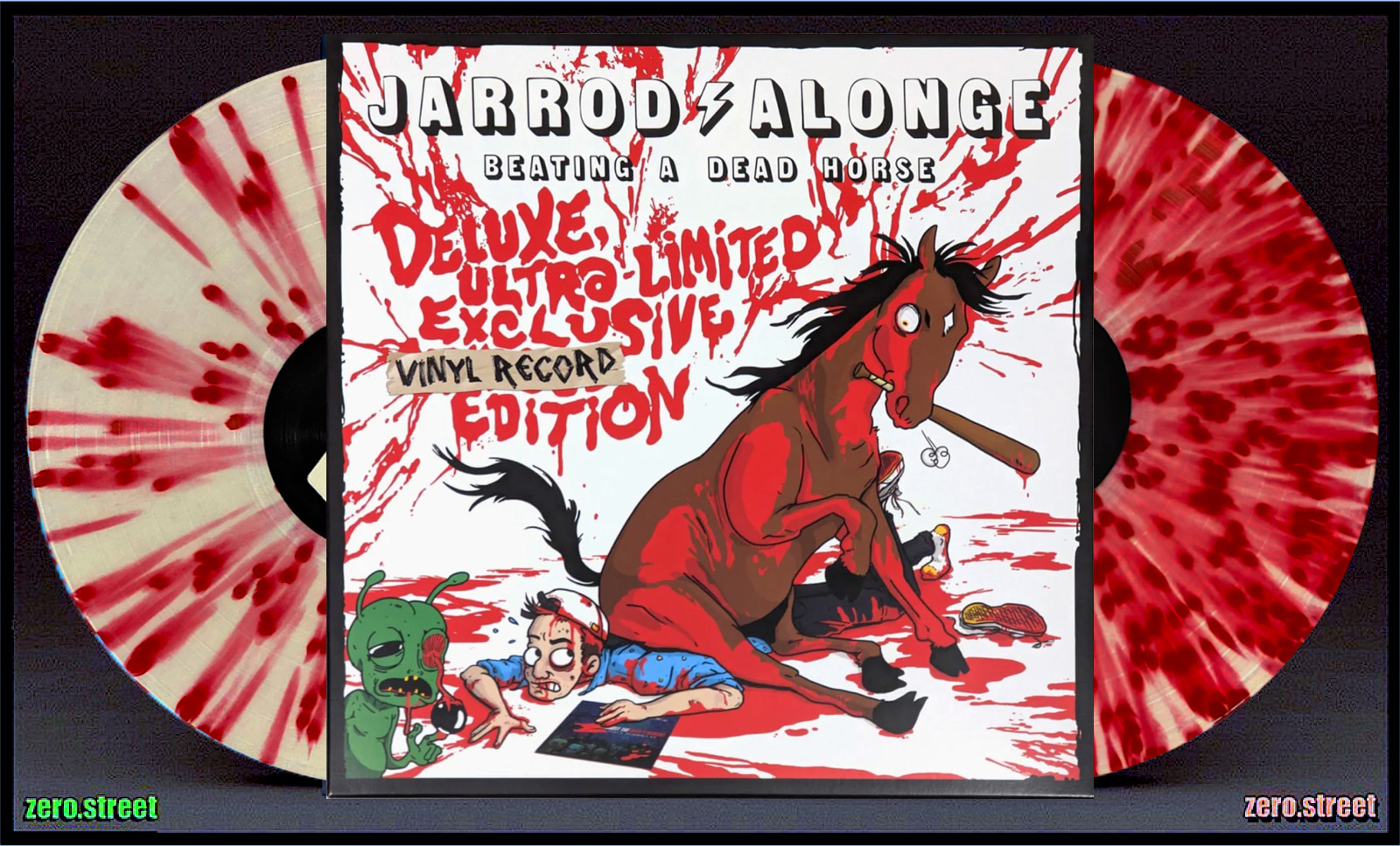 JARROD ALONGE Beating A Dead Horse 2LP on SPLATTER VINYL New SEALED