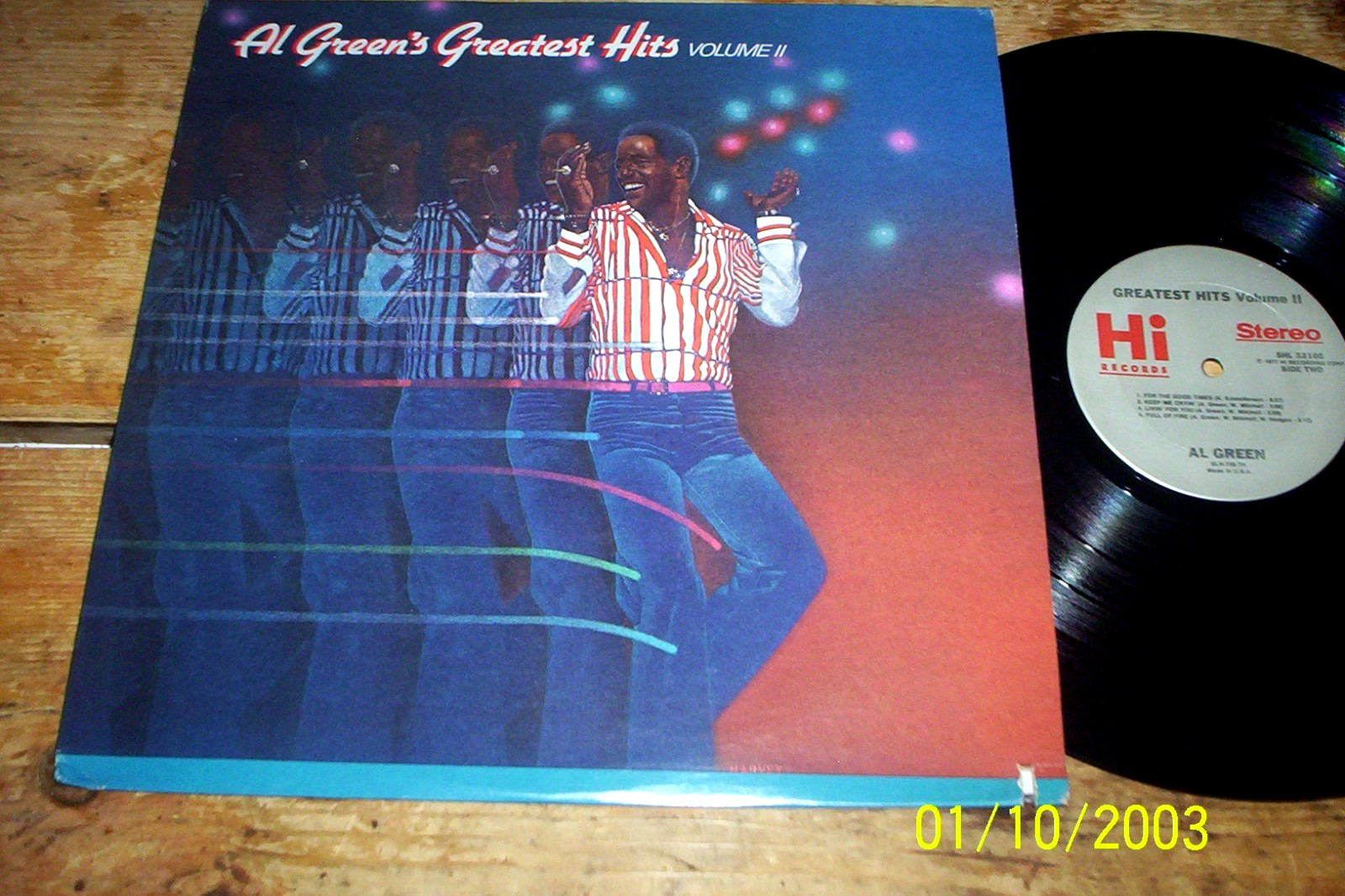 AL GREEN ( AL GREEN'S GREATEST HITS Vol. 2 ) ORIG 1977 HI Records VINYL LP NM-