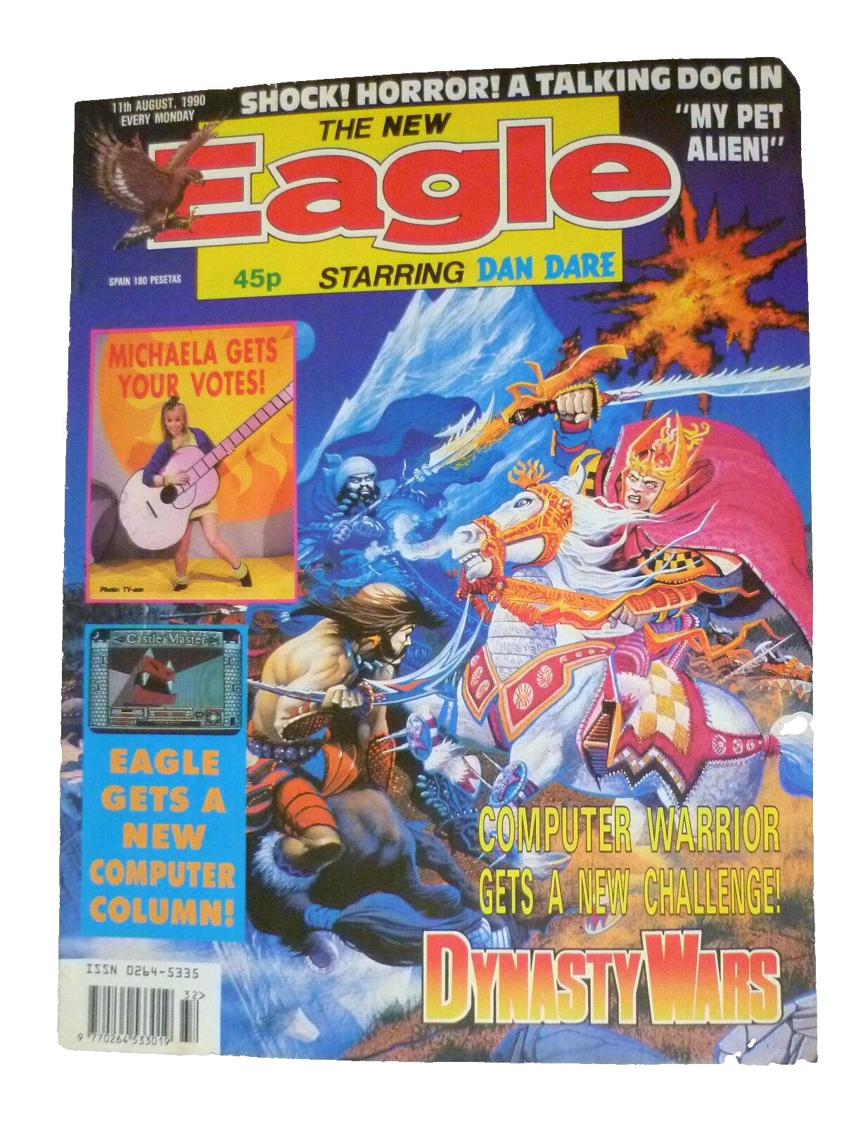 Eagle Comic-starring Dan Dare 11th August 1990 - OLYMPUS
